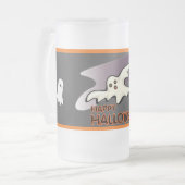 Geisterfliegen Hoch - Mattglas Bierglas (Vorderseite Links)