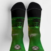 Geisterfrau am Mantel auf Socken (Oben)