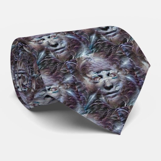 Geistergesicht Krawatte (Gerollt)