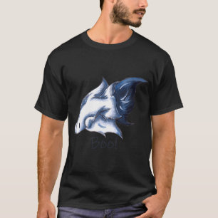 Geisterhaft Blau (Mit Text) T-Shirt
