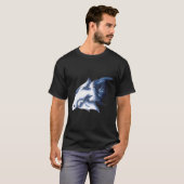 Geisterhaft Blau T-Shirt (Vorne ganz)