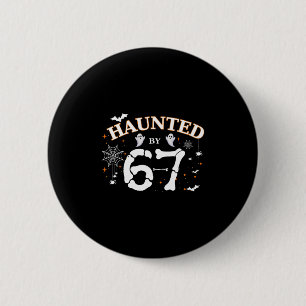 Geisterhaft Six Seven 67 Meme Gen Alpha Slang  Button