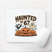 Geisterhafte 67 Meme Six Seven 6-7 Lustiger Intern Mousepad (Mit Mouse)
