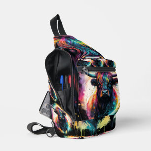 Geisterhafte Anmut: Spektrales Holografisches Hoch Crossbody Bag