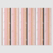 Geisterhafte Geister im Pastellstreifenmuster ID13 Seidenpapier (Vorderseite)