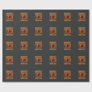 Geisterhafte Grüße Halloween Dobermann Friedhof De Geschenkpapier