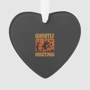Geisterhafte Grüße Halloween Dobermann Friedhof De Ornament