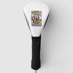 Geisterhafte Grüße Shirt Vintage Gravur Halloween Golf Headcover