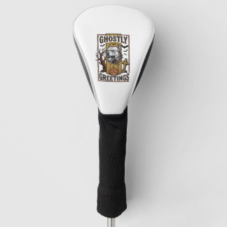 Geisterhafte Grüße Shirt Vintage Gravur Halloween Golf Headcover