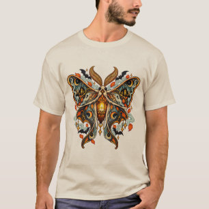 Geisterhafte Luna-Motte Halloween-Gotik-Kunst T-Shirt