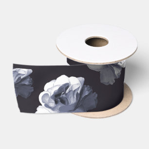 Geisterhafte Rosen-Gotik Satinband