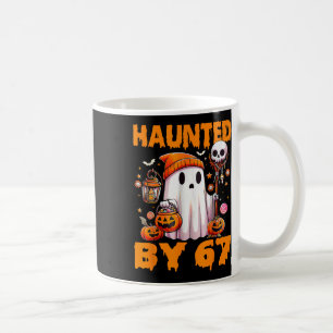 Geisterhafte Six Seven 6 7 Meme 67 Skeletthand Hal Kaffeetasse