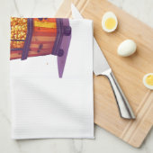 Geisterhafter Popcorn-Stand Geschirrtuch (Viertel Falte)