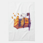 Geisterhafter Popcorn-Stand Geschirrtuch (Vertikal)