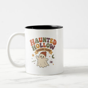 Geisterhafter Social Club Geist Zweifarbige Tasse