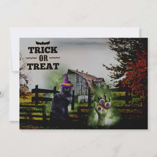 *~* Geisterhandschuhe Augen Schwarze Katze HALLOWE (Vorderseite)