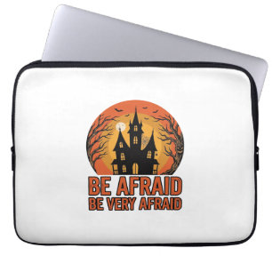Geisterhaus Hab Angst Vintage Halloween Design_1 Laptopschutzhülle