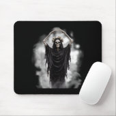 Geisterherz Hände gruseliges Gesicht Muttertagsblu Mousepad (Mit Mouse)