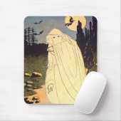 Geisterhexenfledermausmondgeist Mousepad (Mit Mouse)