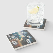 Geisterische Erholung Steinuntersetzer (Seitenansicht)