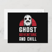 Geisterjagd Ghost Adventure und Chill Hunter Postkarte (Vorne/Hinten)