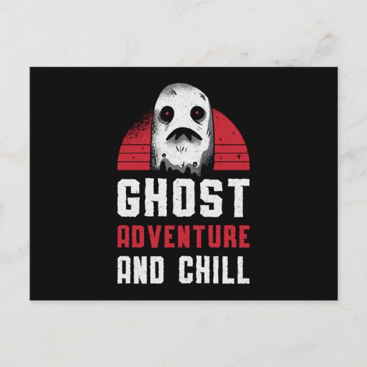 Geisterjagd Ghost Adventure und Chill Hunter Postkarte (Vorderseite)