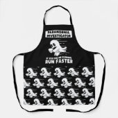 Geisterjagd Paranormal Ermittler laufen schneller Schürze (Vorderseite)
