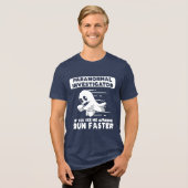 Geisterjagd Paranormal Investigator Halloween Tri-Blend Shirt (Vorderseite voll)