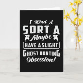 Geisterjagd Paranormaler Geisterjäger Karte (Gelbe Blume)