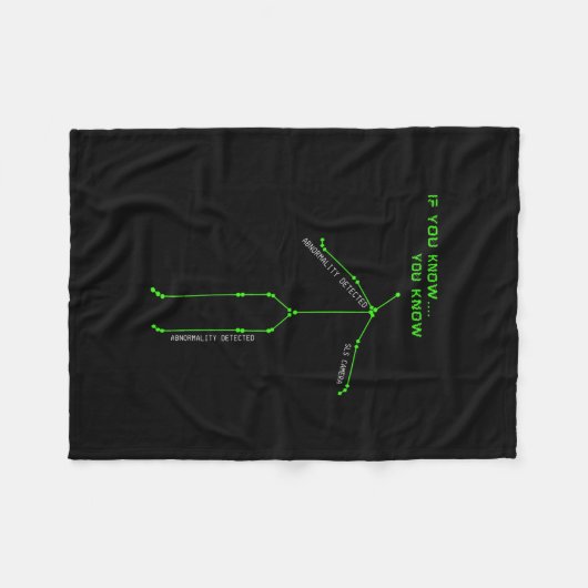 Geisterjagd SLS Kamera Stick Man Novelty Spooky Fleecedecke (Vorderseite (Horizontal))