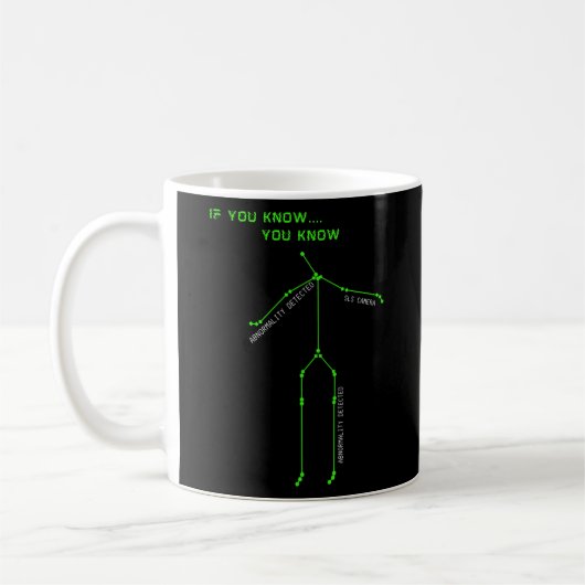 Geisterjagd SLS Kamera Stick Man Novelty Spooky Kaffeetasse (Links)