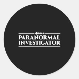 Geisterjagdparanormaler Ermittler 2 Runder Aufkleber