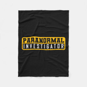 Geisterjagdparanormaler Ermittler Fleecedecke