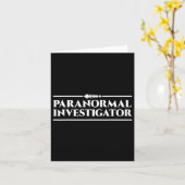 Geisterjagdparanormaler Ermittler Karte (Gelbe Blume)