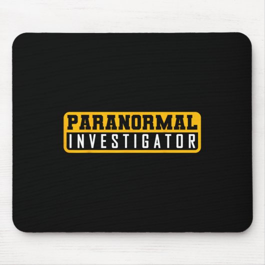 Geisterjagdparanormaler Ermittler Mousepad (Vorne)