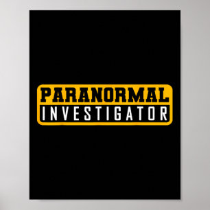 Geisterjagdparanormaler Ermittler Poster