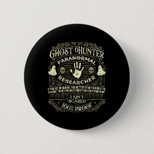 Geisterjäger - Geisterjagd Halloween Paranormal Button