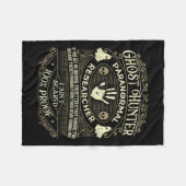 Geisterjäger - Geisterjagd Halloween Paranormal Fleecedecke (Vorderseite (Horizontal))