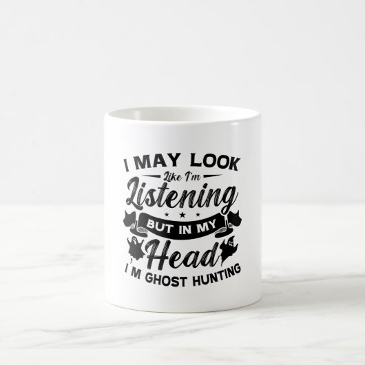 Geisterjäger jagen in meinem Kopf Ich bin Geisterj Kaffeetasse (Mittel)