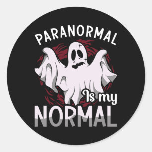 Geisterjäger paranormal ist meine normale Geisterj Runder Aufkleber