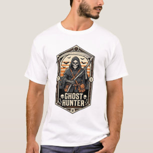 Geisterjäger-Shirt Vintage-Sensenmann Halloween-De T-Shirt