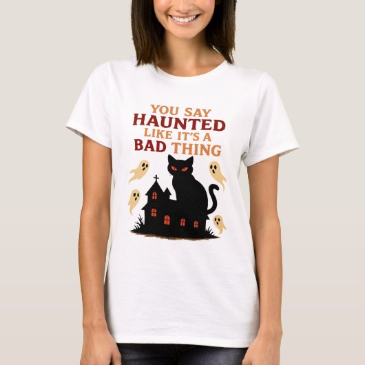Geisterkatze T-Shirt (Vorderseite)