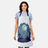 Geisterkatzen-Parade Schürze (Getragen)