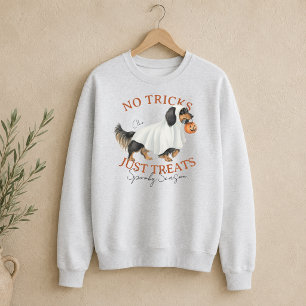 Geisterkostüm Hund Dachshund Grusel-Saison Sweatshirt