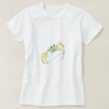 Geisterkrabbe in hellgrün bis gelb