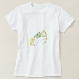 Geisterkrabbe in hellgrün bis gelb T-Shirt