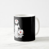 Geisterkrankenschwester Halloween Kaffeetasse (VorderseiteRechts)
