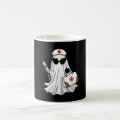 Geisterkrankenschwester Halloween Kaffeetasse (Mittel)
