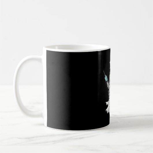 Geisterkrankenschwester Halloween Kaffeetasse (Links)