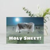 Geisterkuh Einladung (Stehend Vorderseite)